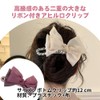 ヘアクリップ大きめ 蝶結び プリンセスヘアピン ヘアアレンジ 髪飾り レディースファッション 韓国風 シンプル エレガント ヘアアクセサリー