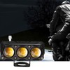 Yolispa Motorcycle Additional Headlight Fog Light, Three Light Modes LED