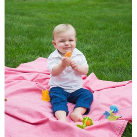 Innobaby Original Teethin' Smart EZ Grip Star Teether and Sensory Toy for Babies and Toddlers. BPA Free Teether