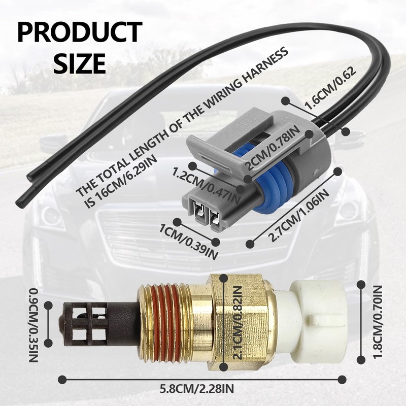 Dunviku 25036751 Intake Air Temperature Sensor MAT IAT ACT Kit