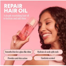 MONDAY Repair Hair Oil con Argán Marroquí y Escualano, 89 ml