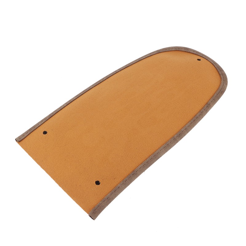 Motorcycle Fender Bib Cover Artificial Leather Decorative Pad Flame Pattern
