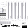 LED Under Counter Light Fixtures, 6pcs Hardwired Cabinet Strip Lighting