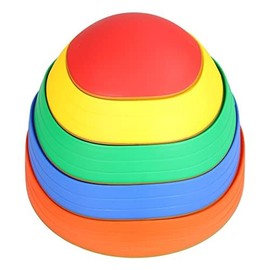 WYZworks - Stepping Stones for Kids, Flat Non-Slip Polypropylene Balance Stepping Stones, Promote Children's Balance and Coordination Skills Obstacle Courses Sensory Toys for Children