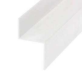 White - UPVC Shiplap Cladding 45mm Drip Trim