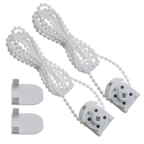 YINETTECH 2 Pcs Roman Blind Pulley Sidewinder Chain Mechanism Direct