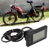 Electric Bike LCD Display Meter ABS 36V 48V Universal Control