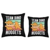 Dino Nugget Pillow Dino Chicken Nugget Lover Throw Pillow