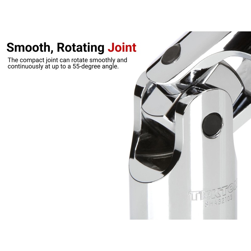 TEKTON 1/4 Inch Drive x 11/32 Inch 6-Point Universal Joint