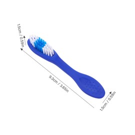 Ipetboom 1set Portable Toothbrushes for Inmates Small Wear Resistant Toothbrushes with Handle for Travel and Prison Use Easy for Hygiene and Comfort 10pcs