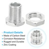 PATIKIL M10x15mm Hex Bolt and Nut Kit, 10 Sets of