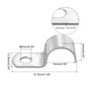 PATIKIL 0.55 inch/14mm Rigid Pipe Strap Clamp, 10 Pcs 304