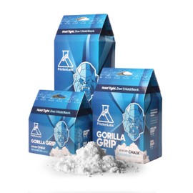 Friction Labs Gorilla Grip 12oz - Chunky Texture - The New Standard in Chalk for Rock Climbing, Crossfit, and Powerlifting, Now with 100% Recyclable Packaging!