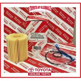 TOYOTA 4RUNNER, FJ CRUISER, TUNDRA OIL FILTER SET OF (1) GENUINE OEM 04152-YZZA5