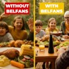 Belfans FlyRepellent Fan for Tables – AA Battery/USB Powered, Soundless