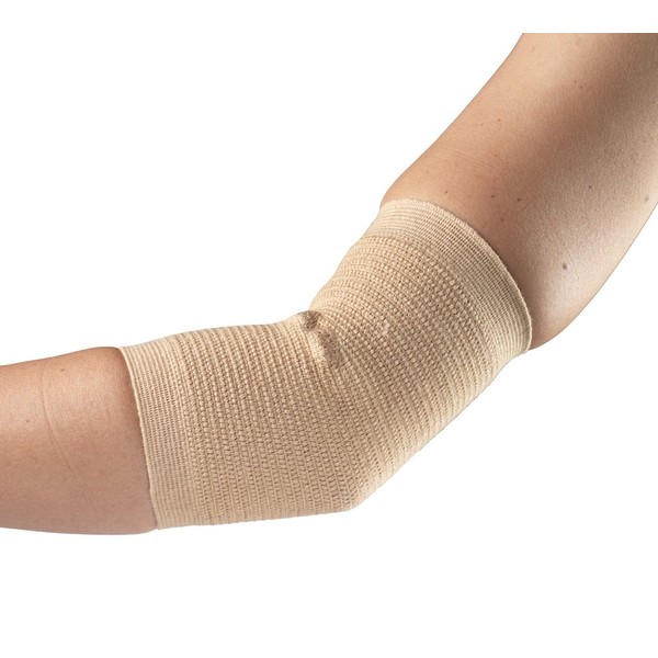 CHAMPION Elbow Support Contour Cut Bandage Elastic Knit, Beige, Medium