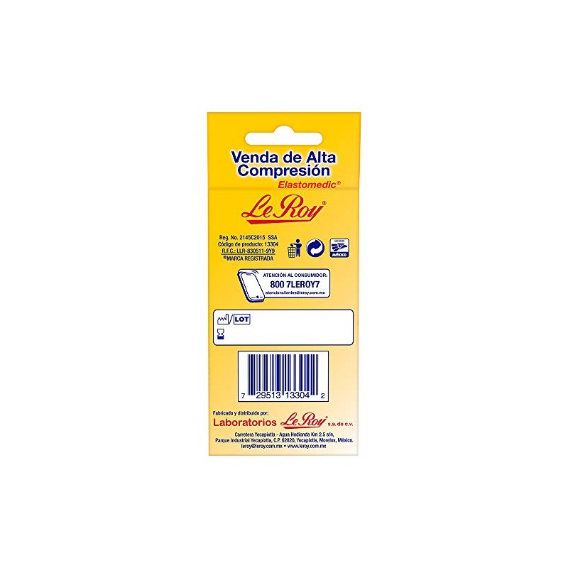 Leroy Venda Elastomedic 10 Cm, Pack of 1