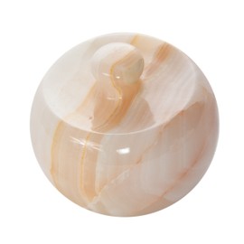 Yuchengstone Set of 2 Apple Jade Paperweight Decorative Element Natural Stone Gemstone Unique Handmade Dimensions: Diameter Approx. 7 cm Height Approx. 6 cm