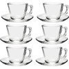 Pasabahce 12-Piece Vela Cups With Saucers Set