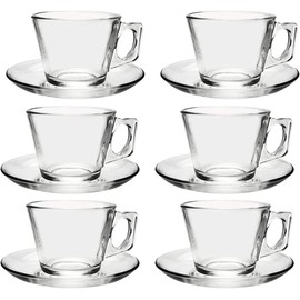 Pasabahce 12-Piece Vela Cups With Saucers Set