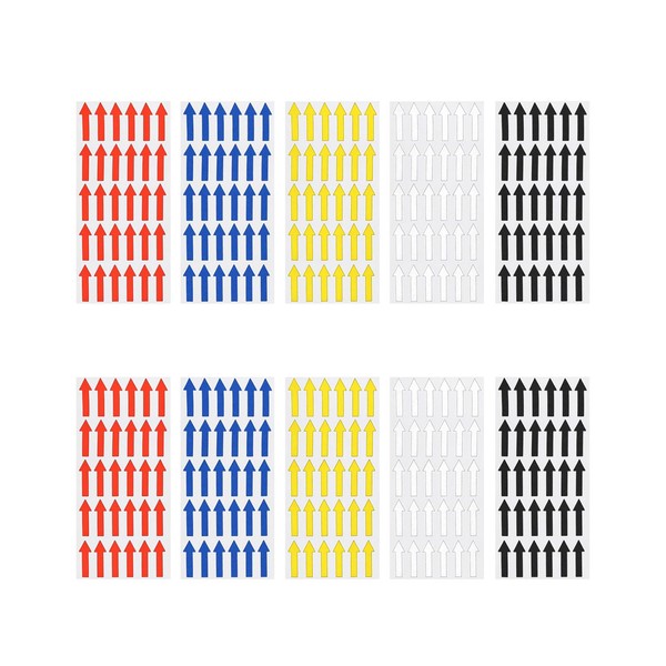 ZAMXHUG Small Stickers - 300 Pieces Small Arrow Sticker Label,