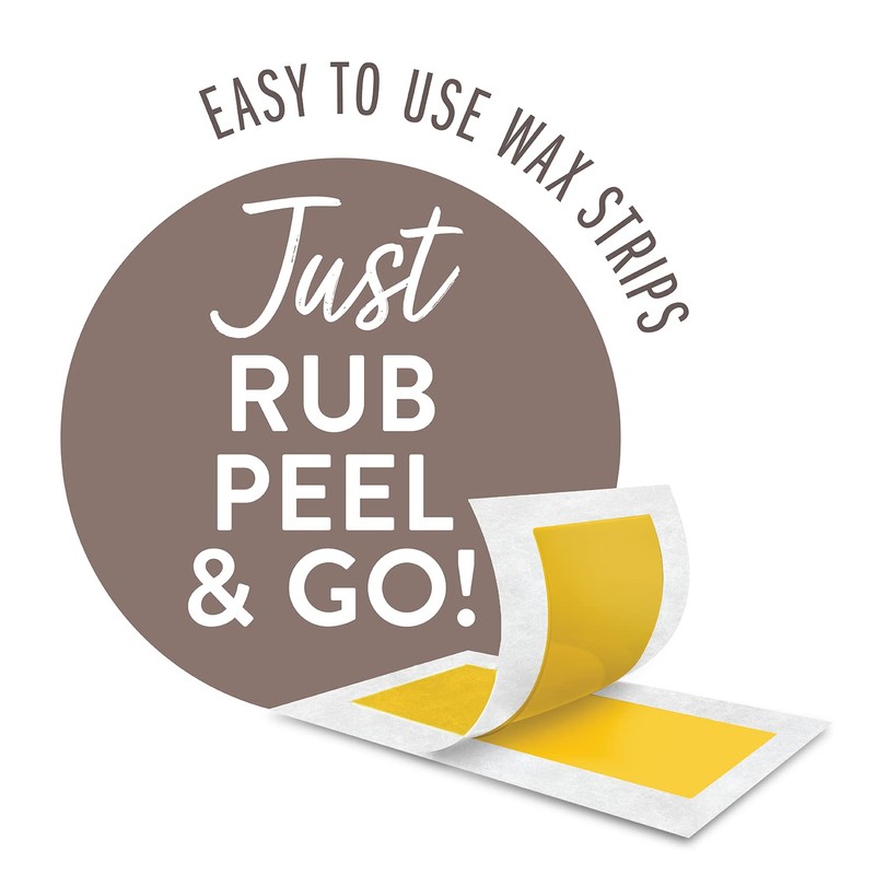 Nad's Natural Body Wax Strips 60pk Value Pack