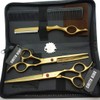 7.0 Inches Professional hair cutting thinning scissors set with razor