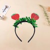 UNVOJL 2pcs Strawberry Headbands Lovely Hair Hoop Headdress Hawaiian Styles