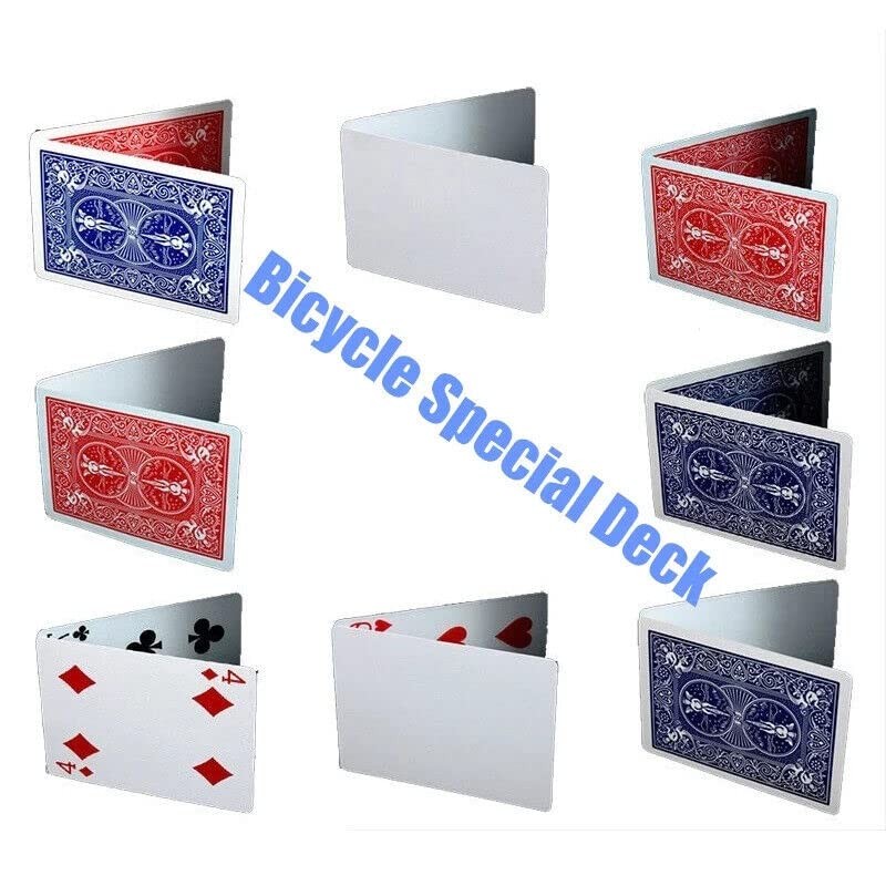 Bicycle UNSEEABLE Deck, Complete 56 Magic Tricks Gaff Cards, Assorted