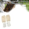 Goatskin Leather Beekeeper Gloves Long Sleeve Elastic Cuff Breathable Comfortable