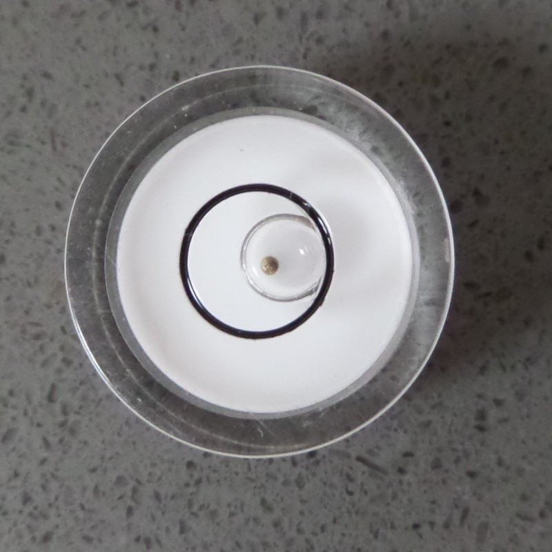 3 x Professional Spirit Bubble Level (in white) with Metal