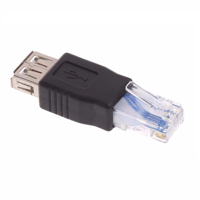 CABLEPELADO USB Female to RJ45 Male Adapter USB to Ethernet