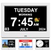 TIMEMOON Alarm Clock with Day and Date for Elderly Digital