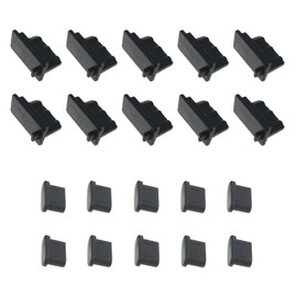 Monofive MF-USBAC-TP20B USB A Port Covers (10 Pieces) + Type-C Port Covers (10 Pieces) + TPU Type