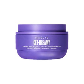 MAËLYS GET-DREAMY - Látigo tonificante nocturno – Crema para la celulitis y soporte para tensar la piel con cardo mariano + Uva-Ursi – Crema corporal hidratante en una textura batida (6.8 onzas