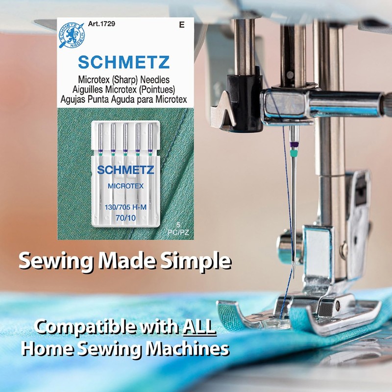 Schmetz Microtex (Sharp) Sewing Machine Needles - Bulk (Box of
