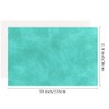 Cyan Soft Faux Suede Fabric 30x135cm Synthetic Faux Leather Frosted