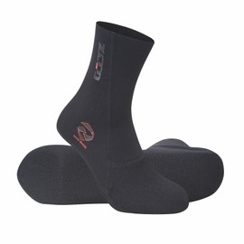 Neoprene Diving Socks 1.5mm Diving Wetsuit Water Fin Socks, Flexible Anti Slip Warm Surfing Booty Beach Socks, Snorkeling, Surfing, Kayaking, Swimming, Diving Water Sports (1.5W-BK-M)