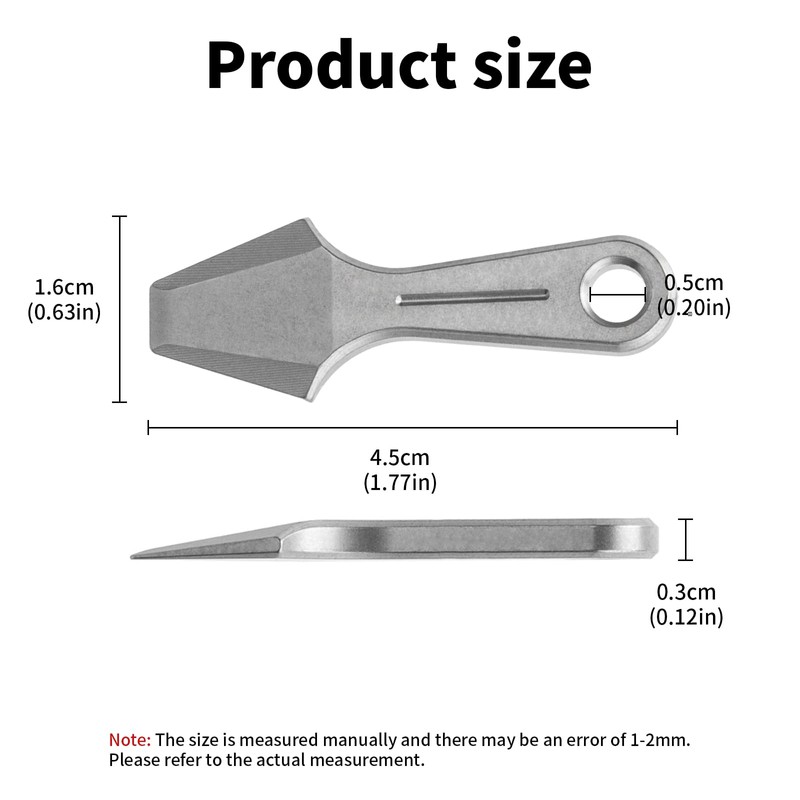 Crowbar crowbar EDC crowbar titanium crowbar mini crowbar key ring