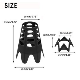 Ruyshu Golf Simulator Tees for Home Indoor Golf Practice Training, Golf Mat Tees for Winter Turf and Driving Range(Mixed Color)