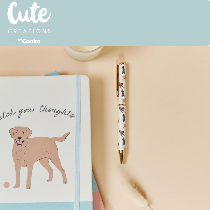 P Dot Wolf Cute Creations Labrador Dog Pen - Premium