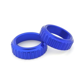 FUEISOF Car Air Conditioning Gear Knob Frame Cover for Hyundai Tucson NX4 2025 2-Piece (Blue)