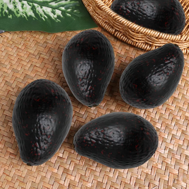 Honbay 2PCS Fake Avocados Foam Artificial Green Avocado Fruit Model