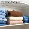 SortNStore Shelf Dividers Purse Organizer for Closet: 8-Pack Acrylic Bag