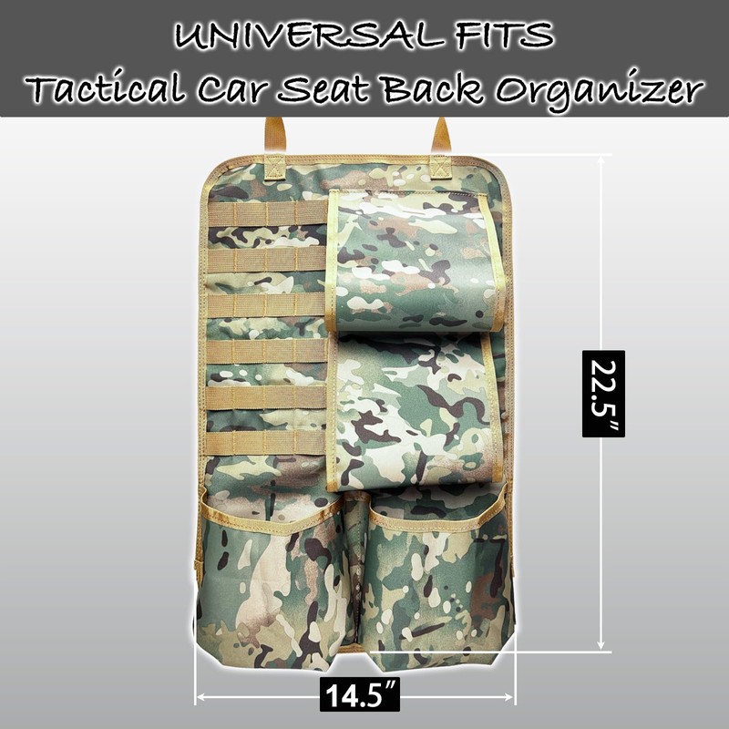 Truck Gun Racks Molle Seat Back Organizer for Vehicle Pickup