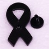 haohaoyu Suicide Awareness Ribbon Enamel Brooch Pin Bulk Purple Teal