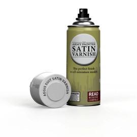 The Army Painter Aegis Suit Satin Varnish Paint Protective Clear Coat for Miniatures 1 Count