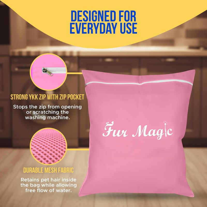 Fur Magic Pet Laundry Bag Keeps Your Washing Machine Free