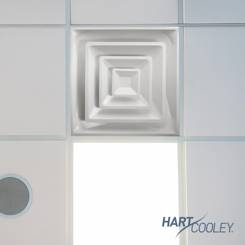 Hart & Cooley Steel 4-Way Diffuse with 3 Cone Design