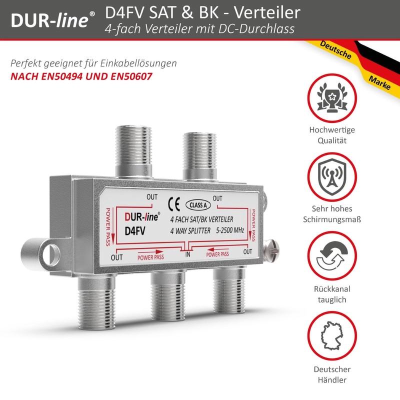 DUR-Line DFV SAT/BK Splitter